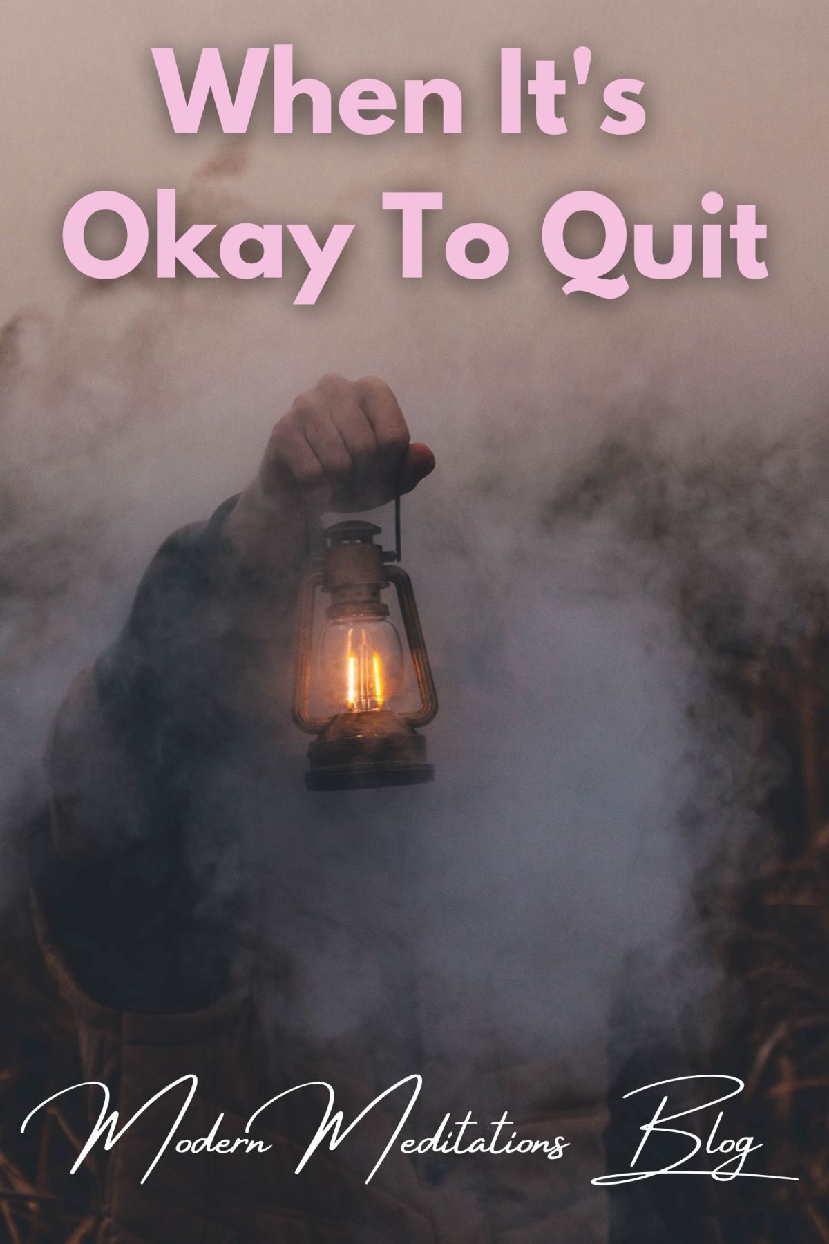 When Is It OK To Quit?